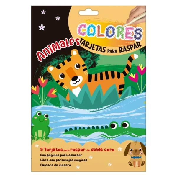 Animales – Colores Tarjetas para Raspar